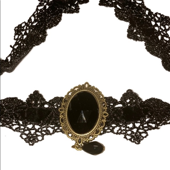 bewitchedgame Jewelry - Beautiful Goth Victoruan Lace Choker